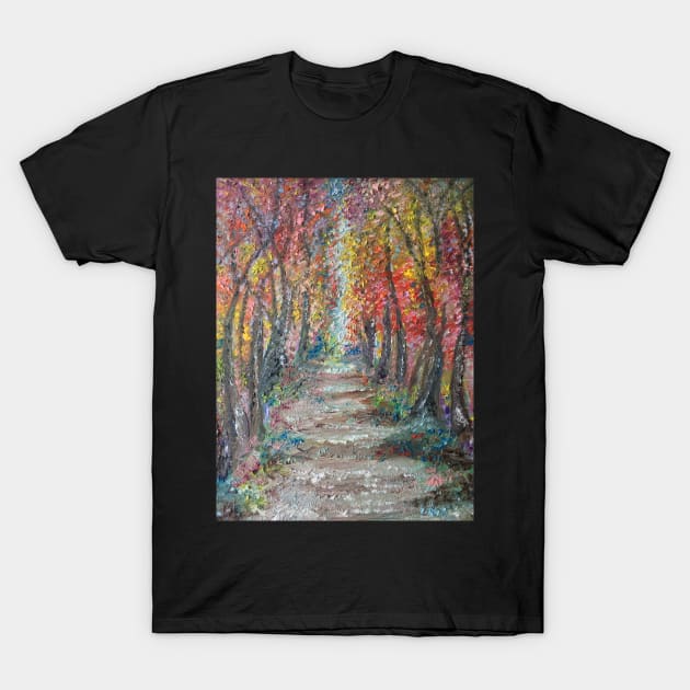 Woodland walk T-Shirt by Merlinsmates